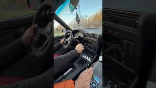 First drive in my big turbo BMW E30 🔥🔥 bmw e30 drift driftcar racecar turbo turbocharged [upl. by Bram]