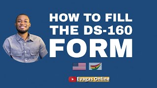 How to fill the DS160 form visa2024 [upl. by Aekin71]