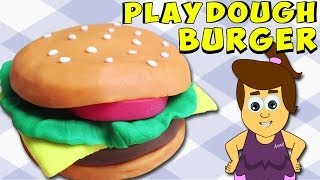 How to Make Playdough Burger [upl. by Darnell297]