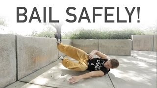 Bail Safety Tips  Rilla Hops  Parkour  Freerunning [upl. by Aicats]