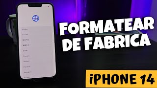 IPHONE 14 📲 Como Borrar O Restaurar De Fabrica iphoneborrado iphone14 reset [upl. by Millan549]