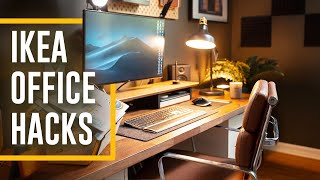 Our Favorite DIY IKEA Hacks for the Ultimate HOME OFFICE [upl. by Ahsinehs]