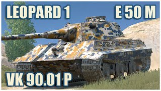 E 50 Ausf M VK 9001 P amp Leopard 1 • WoT Blitz Gameplay [upl. by Wallinga620]