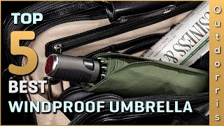 Top 5 Best Windproof Umbrellas Review in 2023 [upl. by Anileme]