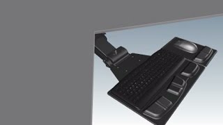 Fellowes 8035901 Professional Series Corner Executive Keyboard Tray [upl. by Gernhard]