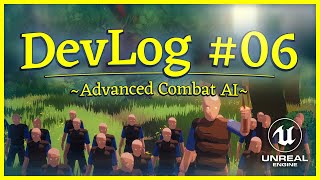 Advanced Combat AI in my Indie Game Prismatica DevLog 06 [upl. by Einaffit]