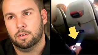 Man Mocks Woman On Plane Doesnt Realize Whos Behind Him [upl. by Anelah]