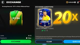 20x 9394 Rated TOTY Pack Opening In FC Mobile 24 [upl. by Einnaoj]