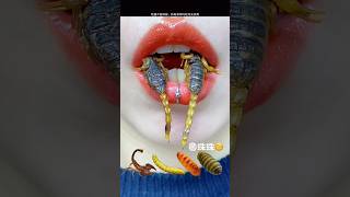 Insect food eat hotspot foodchallenge foodblogger insect foodfoodchannel shorts viralshorts [upl. by Nylesaj]