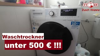 Beko WDW85141 Steam1 Waschtrockner unter 500 € Waschmaschine mit Wäschetrockner 10 Jahre Garantie [upl. by Animlehliw594]