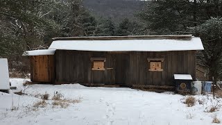 Building a winter cabin around an RV  Camper [upl. by Delanie]