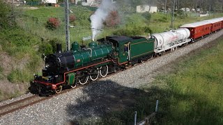 BB18 ¼ 1079  QR 150th Steam Train  Brisbane to Maryborough  15012015 [upl. by Ilenna758]