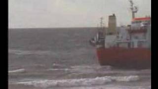 Stranding Flottbeck bij Zoutelande 28 okt 2000 [upl. by Tasiana644]