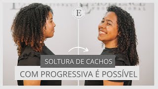 Como fazer SOLTURA de CACHOS com progressiva SEM FORMOL PASSO A PASSO [upl. by Rosenberg]