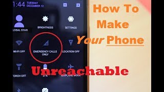 How to Make Phone Unreachable with Network Full Signal Works 100 [upl. by Guod455]