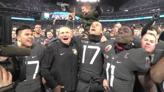 Army Football Victory Celebration vs Navy 121016 [upl. by Elizabeth]