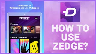 Zedge Tutorial How to Use Zedge App for Beginners 2023 Update [upl. by Ertnod]