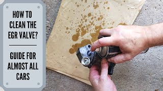 How To Clean The EGR Valve On Most Cars [upl. by Norrahc]