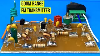 make simple fm transmitter circuit 500m Range stable fm transmitter jlcpcb [upl. by Conner600]