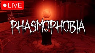 IS Phasmophobia REAL Playing Phasmophobia live [upl. by Araccat365]