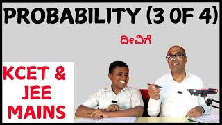 PROBABILITY  CET amp JEE Competitive Exams  MATHEMATICS  Part 3 of 4 [upl. by Enilav27]