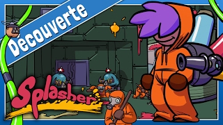 SPLASHER  Nintendo Switch Release Trailer [upl. by Morgan584]