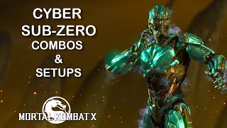 Mortal Kombat X Triborg Cyber SubZero LK520 Combos amp Setups [upl. by Baum]