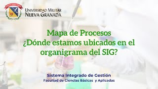 Mapa de Procesos ¿dónde estamos ubicados en el organigrama del SIG [upl. by Lyman]