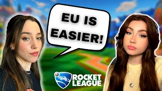 Is EU the EASIEST Region in Rocket League [upl. by Mountfort]