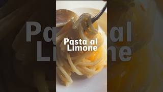 Pasta al limone 🍋🇮🇹🍝 pasta italy amalficoast italianpasta [upl. by Ulric]