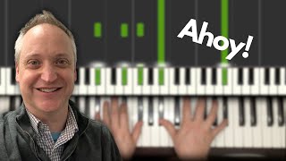 Procol Harum A Salty Dog Piano Tutorial With Synthesia [upl. by Gibe]