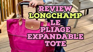 Why I Dont Like Longchamp Le Pliage Expandable Tote Full Review [upl. by Supen]