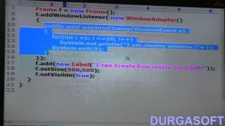 How to Create Exectable Jar File [upl. by Nuris926]