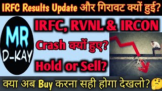 IRFC Q2 Results Update  RVNL Share Latest News  IRFC Share Latest News Ircon share latest news [upl. by Mahseh]