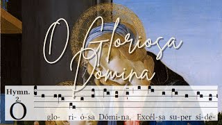 Gregorian Chant Prayer O Gloriosa Domina [upl. by Nahc556]