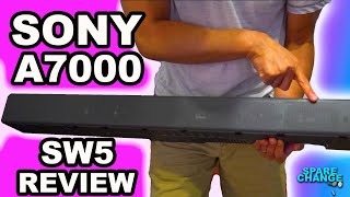 Sony HTA7000 Soundbar amp SW5 Home Theater Review amp Setup  Better Than Sony HTA9 [upl. by Gowon]