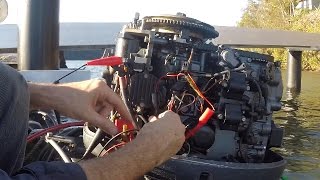 No spark How to test CDI ignition on an outboard motor [upl. by Vitalis]