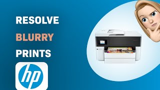 How to Resolve Blurry Prints on HP OfficeJet Pro 7740 [upl. by Anekahs546]