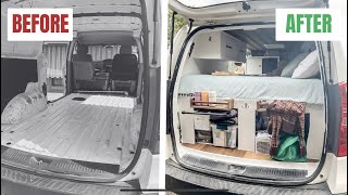 DIY Camper Van Conversion A Full Build Timelapse for Beginners [upl. by Gnidleif]