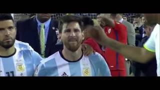 Lionel Messi Crying after loosing Copa America Centenario vs Chile 2762016 [upl. by Raual]