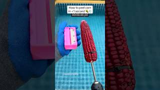 New corn peeling world record time ⏱️😳 [upl. by Tudela]