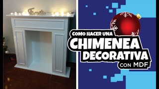 Como hacer una chimenea falsa decorativa [upl. by Ahsilla]