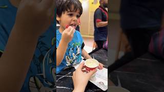 Funny ice cream reaction cutebaby youtubeshorts trending baby funny trendingshorts icecream [upl. by Barraza]