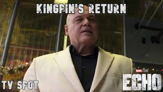 Marvel Studios Echo l quotKingpins Returnquot TV SPOT l Disney and Hulu [upl. by Rovelli]