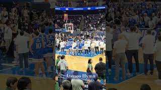 Atenistas sing their School hymn for valor basketball pinoyhoopers ateneo [upl. by Janessa]