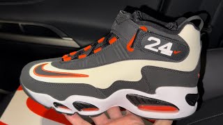 Nike Air Griffey Max 1 San Francisco Giants Shoes [upl. by Meraree]