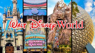 Top 10 Disney World Rides  Virtual Park Hopping with Disney Ride POVs [upl. by Alohcin]