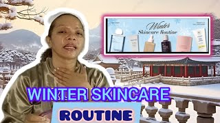 WINTER SKINCARE ROUTINE🥶 Rutina Facial de Invierno🎄 yesstyle [upl. by Sidoeht]