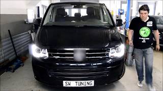 SWTuning Tutorial Einbauvideo SW DRL Scheinwerfer in VW T5 GP Facelift [upl. by Joshuah411]