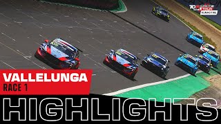 Highlights  Vallelunga  Race 1  TCR Italian festival amp Kumho TCR World Tour [upl. by Sandeep]